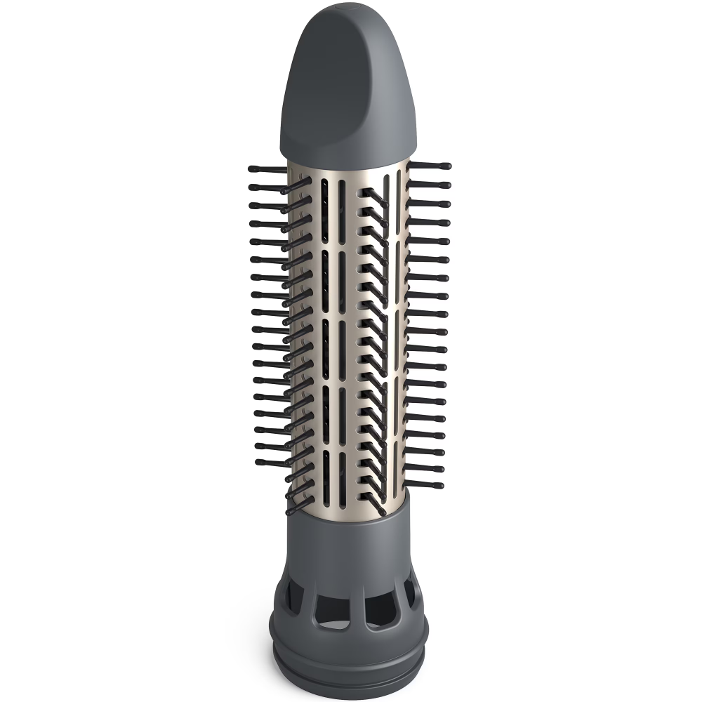 Perie rotativa cu aer cald Philips Seria 7000 BHA710/00, 1000W, ingrijire cu ioni, 2 accesorii, setare temperatura de ingrijire, peri naturali, invelis ceramic din turmalina, Alb/crem [4]