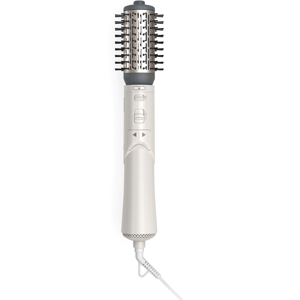 Perie rotativa cu aer cald Philips Seria 7000 BHA710/00, 1000W, ingrijire cu ioni, 2 accesorii, setare temperatura de ingrijire, peri naturali, invelis ceramic din turmalina, Alb/crem [2]
