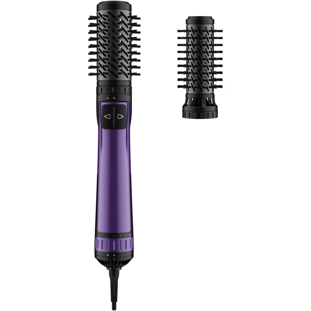 Perie rotativa cu aer cald Rowenta Brush Activ' CF9525F0, 1000W, 2 perii rotative, 2 trepte de temperatura si viteza, functie jet de aer rece, generator de ioni, invelis ceramic, rotire alternativa, l [3]