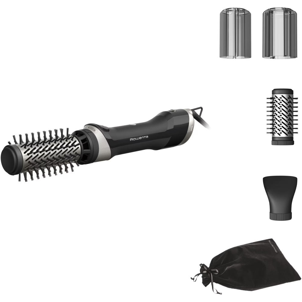 Perie rotativa cu aer cald Rowenta Brush Activ UB9530F0, 1000W, 2 trepte de viteza/temperatura, 2 perii rotative 40/50mm, concentrator aer, husa inclusa, functie jet de aer rece, generator de ioni, in [1]