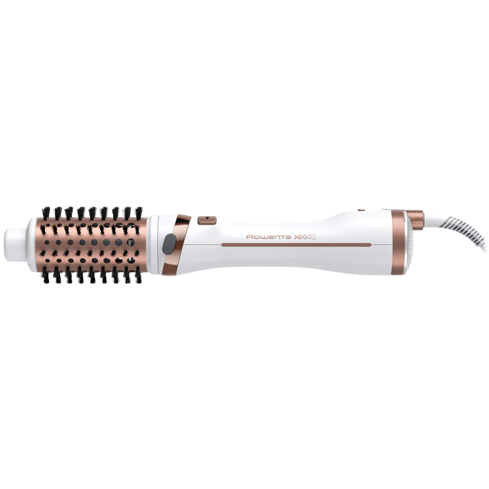 Perie rotativa cu aer cald Rowenta Brush Activ Ultimate Care CF9720F0, tehnologie Careful Heat, invelis quart ceramic si tehnologie Ionic Booster, design compact si ergonomic, 3 trepte de temperatura/ [3]