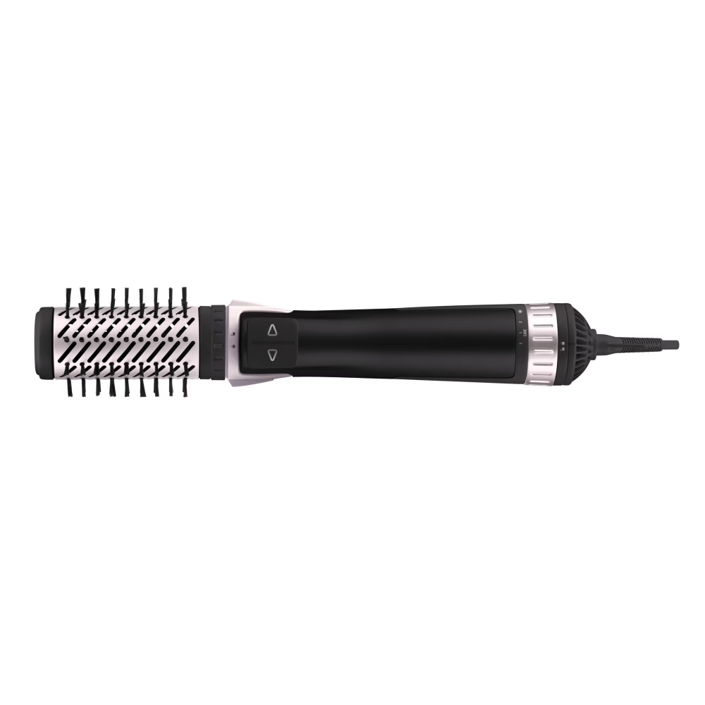Perie rotativa Rowenta Brush Activ'Dry & Style CF9550F0, 1000 W, 3 accesorii, 3 trepte de temperatura/viteza, duza pre-uscare, invelis ceramic, generator dublu de ioni, jet de aer rece, inel pentru ag [2]