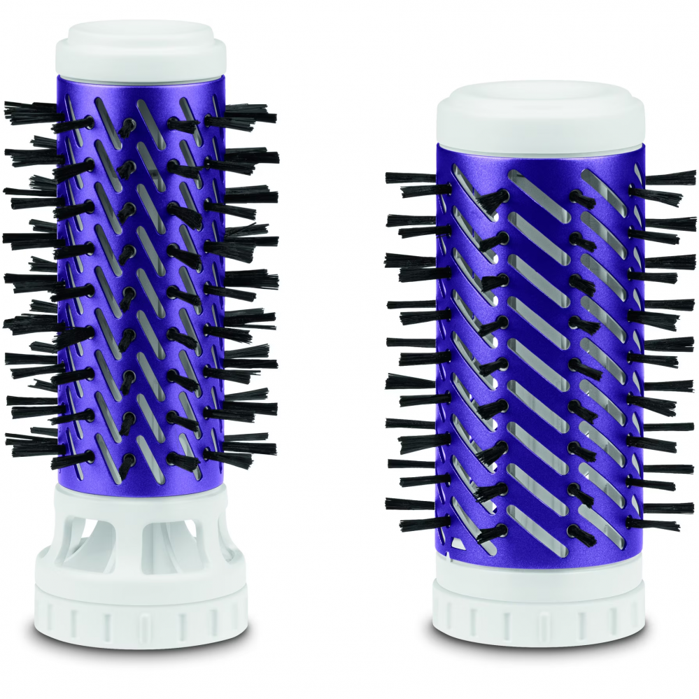 Perie rotativa Rowenta Brush Activ' Volume&Shine 2 CF9530F0, 1000W, 2 trepte de temperatura si viteza, ionizare, 2 perii, invelis ceramic, Mov [4]