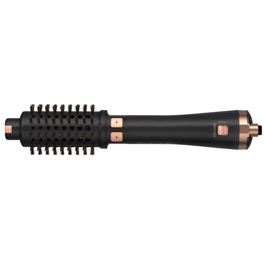 Perie rotativa ROWENTA Ultimate Experience CF9620F0, 3 trepte temperatura, Invelis ceramic, Negru/ Auriu [2]