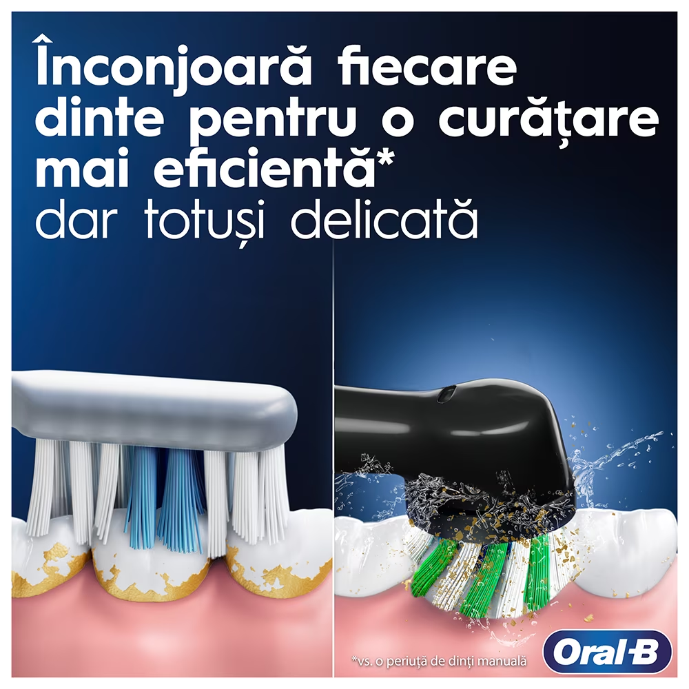 Periuta de dinti electrica Oral-B Vitality Pro, Curatare 3D, 3 programe, 1 capat, Albastru [5]