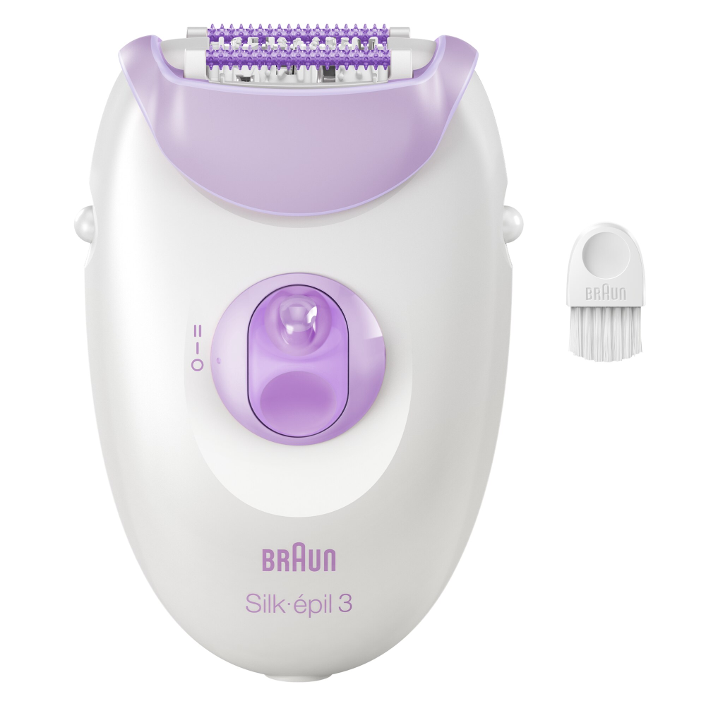 pilator Braun Silk-épil 3 3-000, MicroGrip, Smart Light, 20 de pensete, 2 viteze, Mov [2]