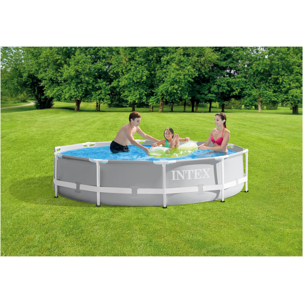 Piscina rotunda cu cadru metalic Prism Frame Premium Intex 26700NP, D305xH76 cm [3]