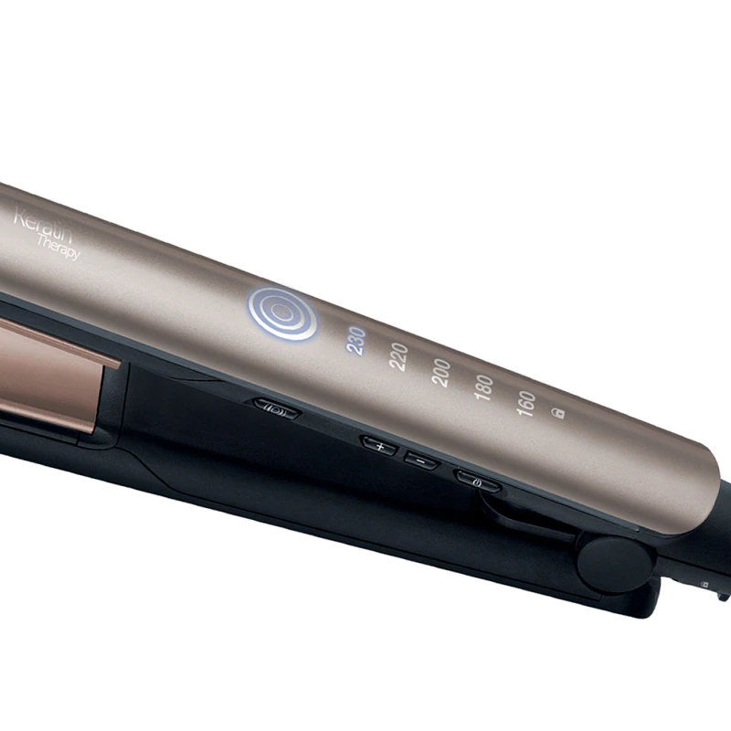 Placa de indreptat parul Remington Keratin Therapy Pro S8590, 230 grade, Auriu [3]