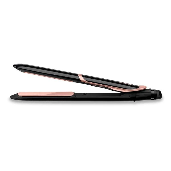 Placa de par BaByliss ST391E Super Smooth, placi Tourmaline-Ceramice, 6 setari temperatura, 235 grade, Ionizare, Negru/Roz [2]
