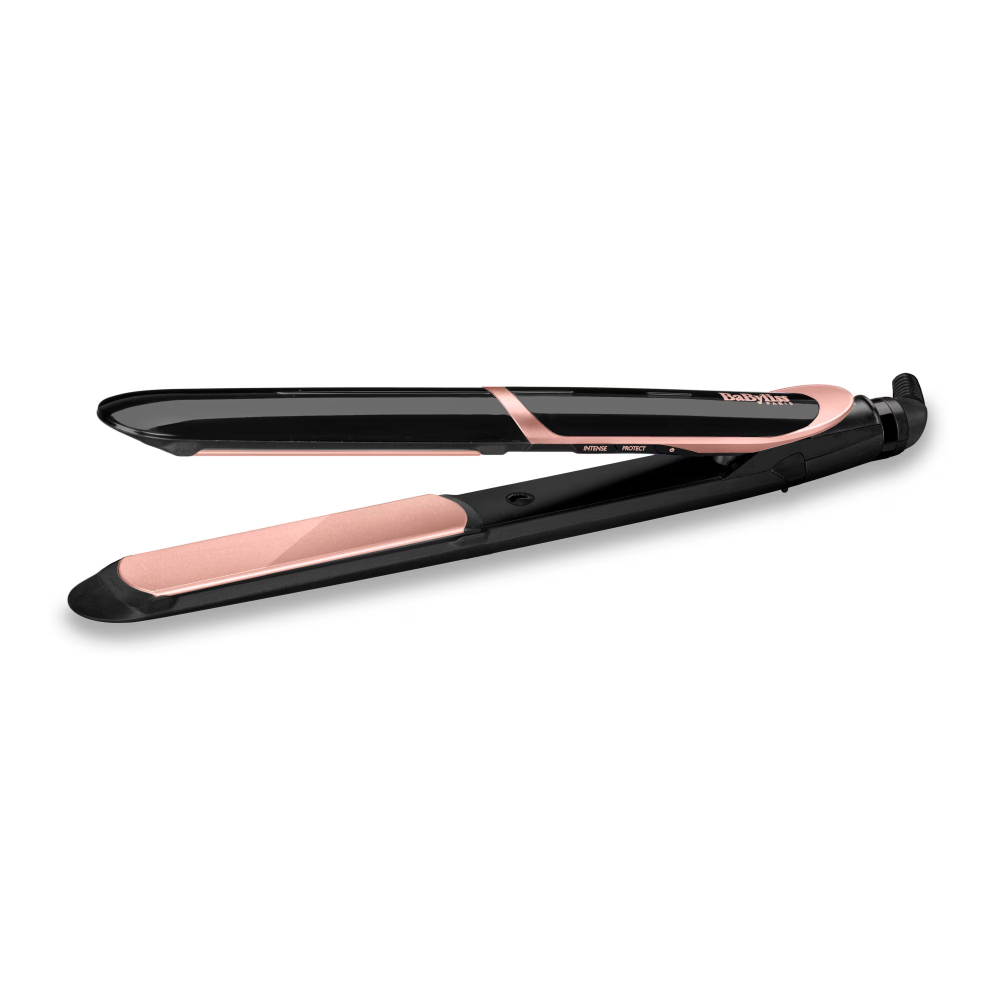 Placa de par BaByliss ST391E Super Smooth, placi Tourmaline-Ceramice, 6 setari temperatura, 235 grade, Ionizare, Negru/Roz [3]