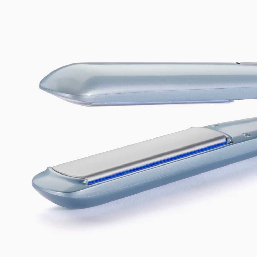 Placa de par Hydro-Fusion BaByliss ST573E, 230C , 5 trepte de temperatura, Ionizare, Invelis ceramic, LED, Bleu [5]