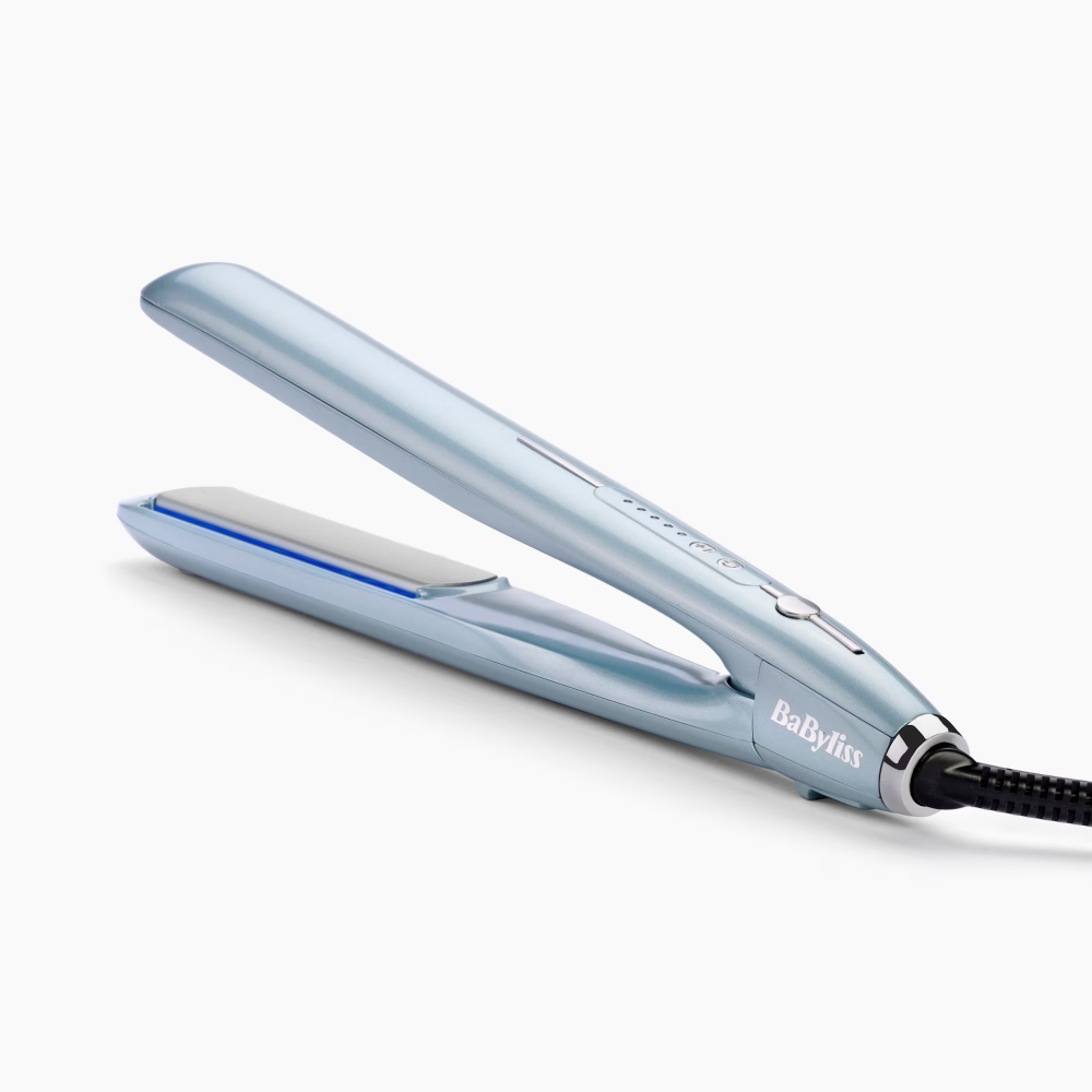 Placa de par Hydro-Fusion BaByliss ST573E, 230C , 5 trepte de temperatura, Ionizare, Invelis ceramic, LED, Bleu [3]