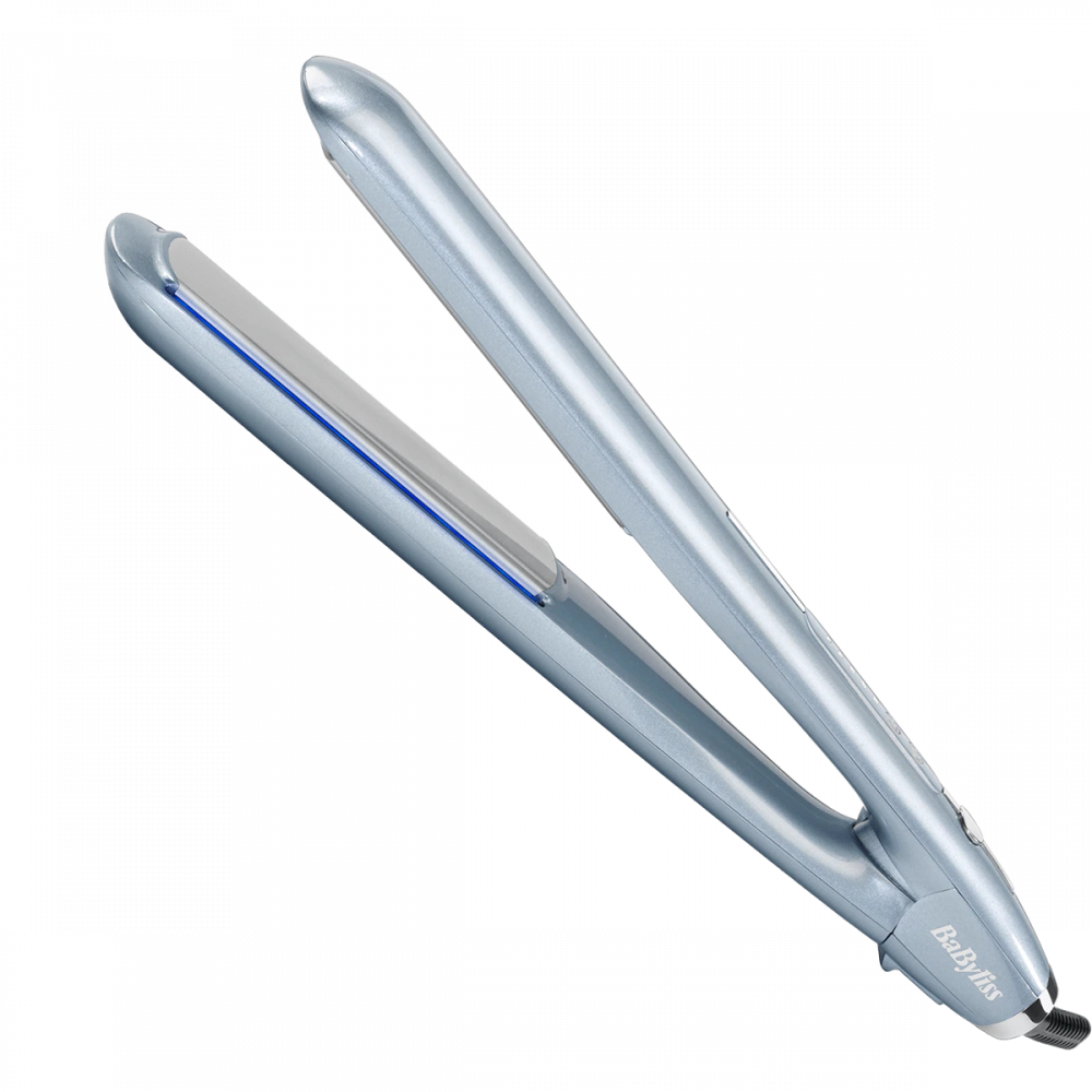 Placa de par Hydro-Fusion BaByliss ST573E, 230C , 5 trepte de temperatura, Ionizare, Invelis ceramic, LED, Bleu [2]
