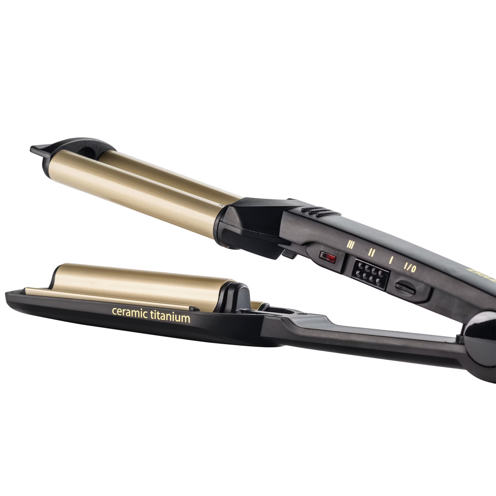 Placa profesionala de ondulat BaByliss Easy Waves C260E, 200 grade, Tehnologie Titanium [3]