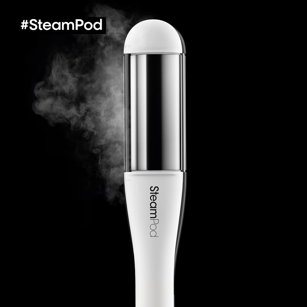 Placa profesionala pentru coafarea si ingrijirea parului L’Oréal Professionnel Steampod 4.00, 3 setari de caldura, oprire automata, rezervor de apa incorporat, Alb [5]