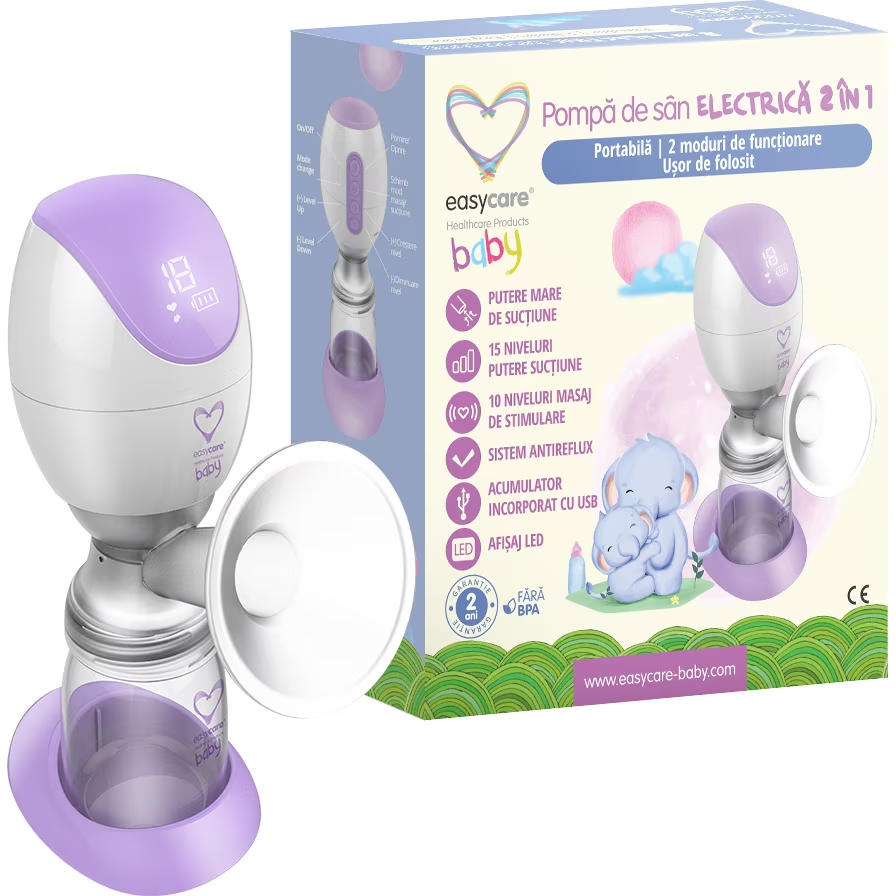 Pompa de san electrica 2in1 EasyCare Baby, Portabila, [1]