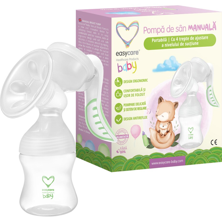 Pompa de san manuala EasyCare Baby, Model J203, Portabila [3]