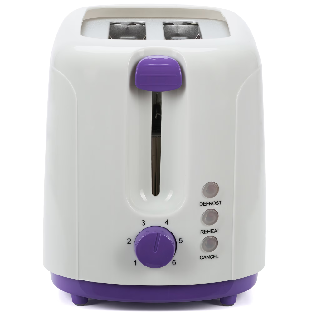 Prajitor de Paine Heinner Charm, 750W, 6 setari, Alb/Mov [2]