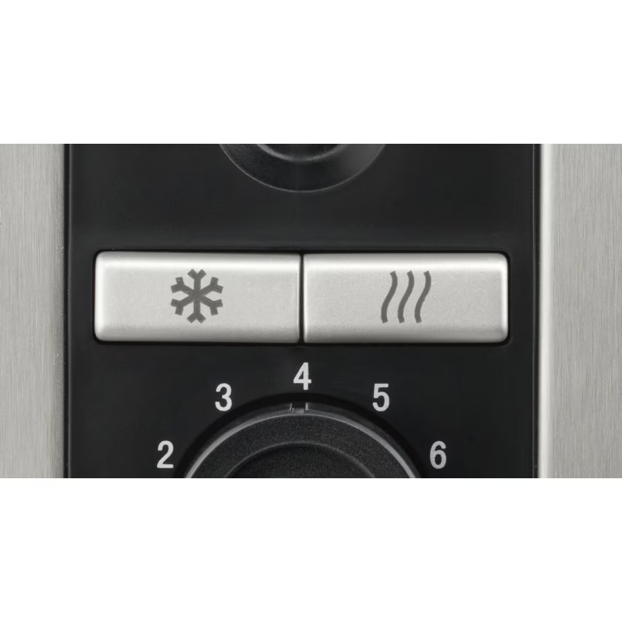 Prajitor paine Bosch TAT7203, 1050 W, 2 felii, Controlul variabil de rumenire, Senzor electronic pentru prajire uniforma, Negru/Inox [4]