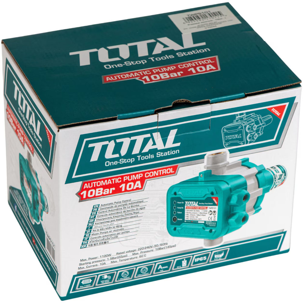 Presostat electronic TOTAL TWPS101,presiune maxima 10 bar,racord intrare/iesire 1 [2]