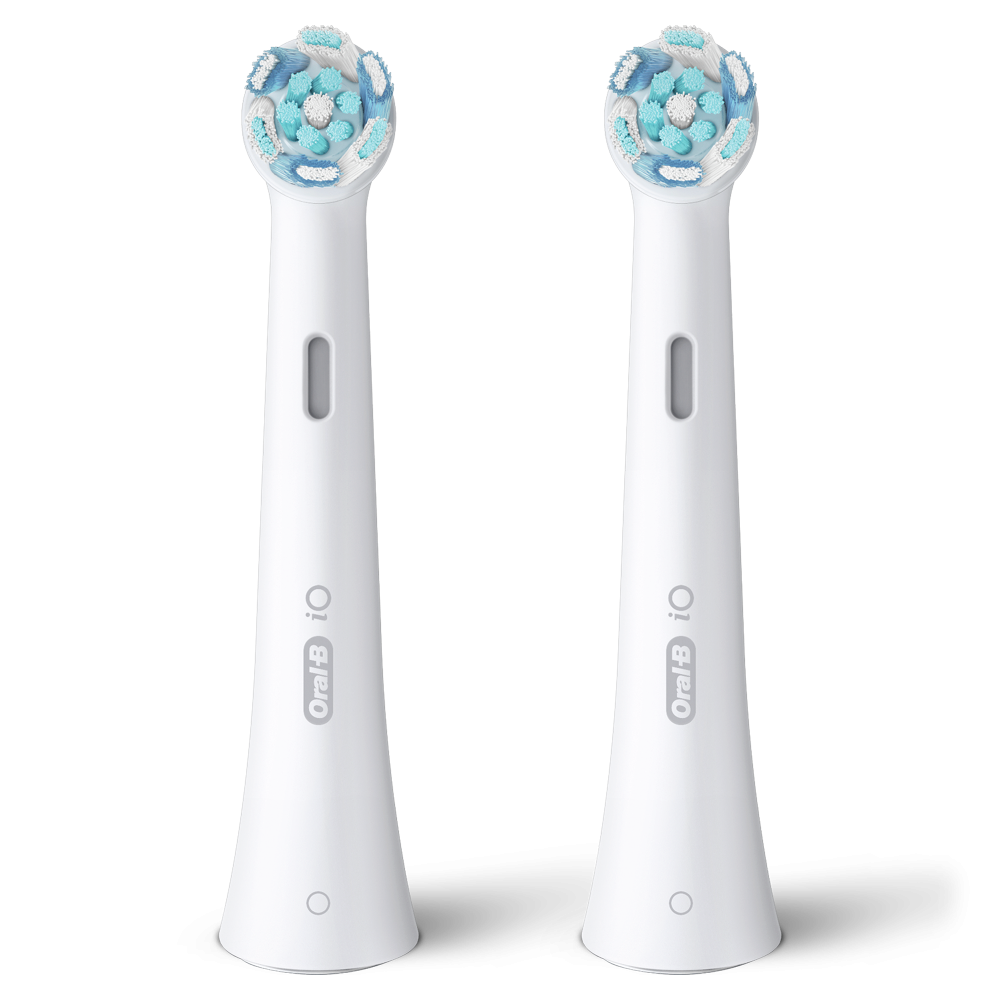 Rezerve periuta de dinti electrica Oral-B iO Ultimate Clean, compatibile doar cu seria iO, Alb, 2 [3]