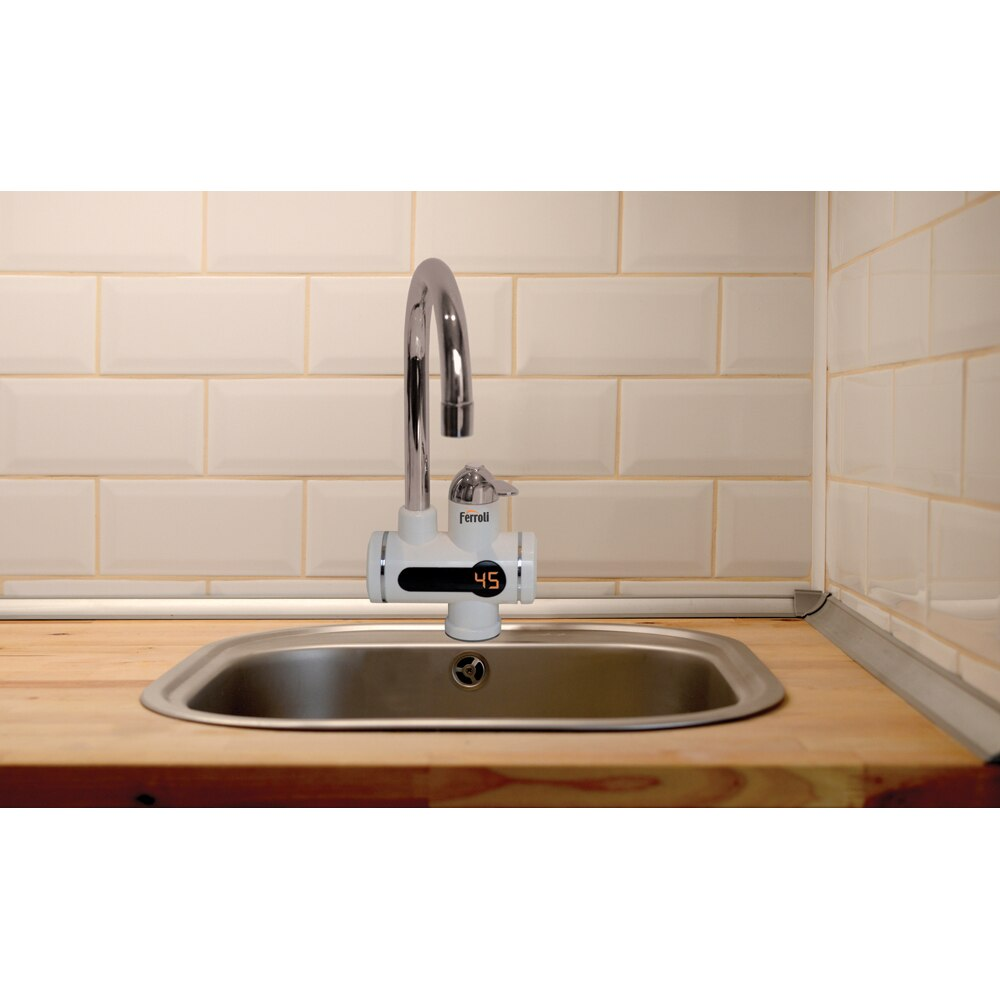 Robinet electric (instant apa calda) Ferroli Storm, afisaj LCD, 3000W [2]