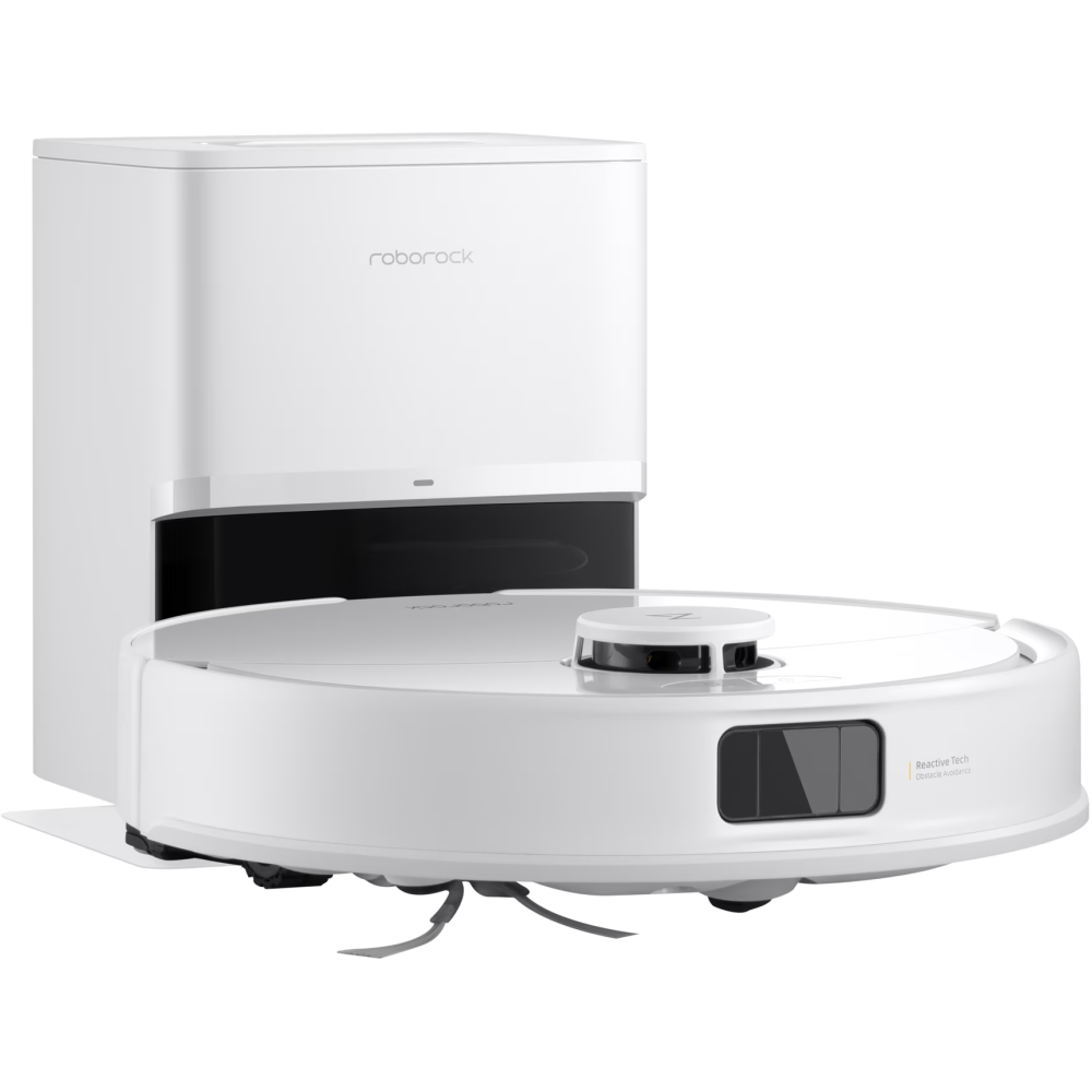 Robot de aspirare Roborock Q10 PF+ W, aspirator si mop cu statie de golire automata, 10.000 Pa, baterie 5.200 mAh, autonomie 180 min, navigatie AI, recipient praf 2.7L, Liftable Mop, Suport Alexa si G [4]