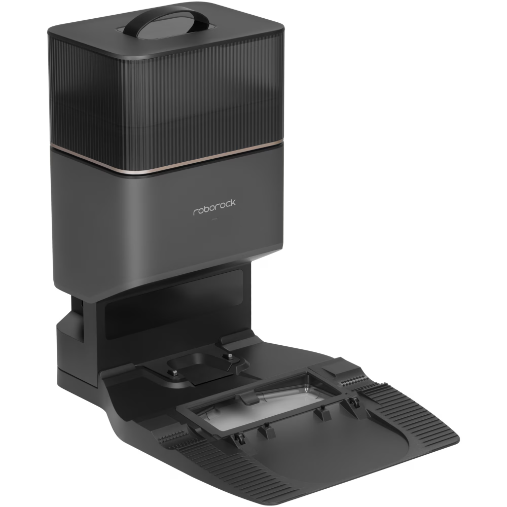 Robot de aspirare Roborock S8 Plus S8P52-00, aspirator&mop&statie de golire, 50W, 5200 mAh, 6000Pa, autonomie 180 min, recipient praf 750 ml, 4 senzori, 4 harti, negru [4]