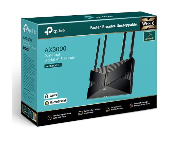 Router Wireless TP-Link Archer AX53, AX3000, Dual-Band, Wi-Fi 6, [3]