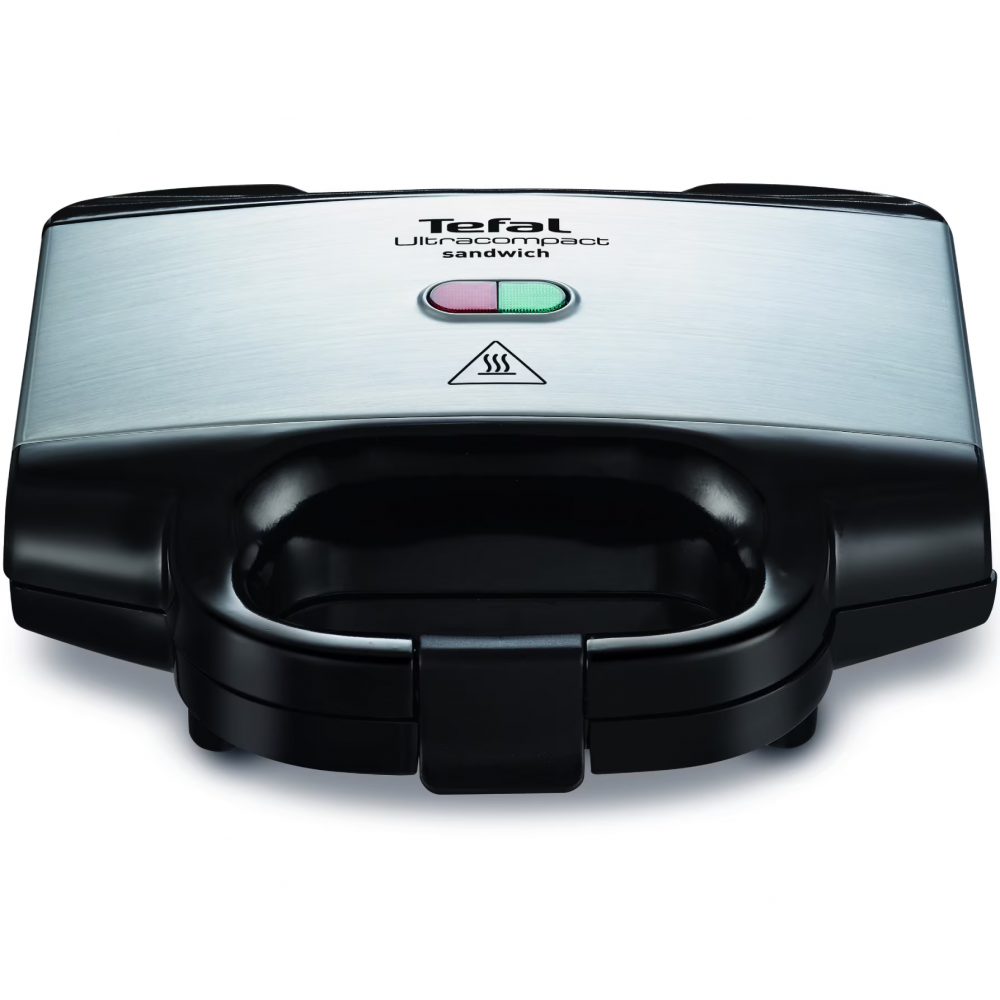 Sandwich-maker Tefal SM157236, 700W, maner izolat, sistem de blocare, invelis antiaderent, Negru [2]