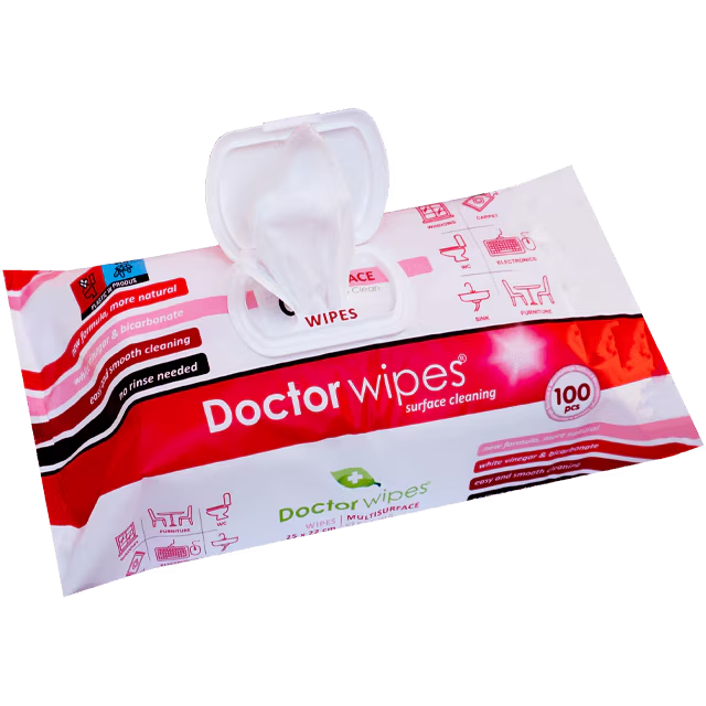 Servetele umede Doctor Wipe's multisuprafete cu bicarbonat 100 buc [1]