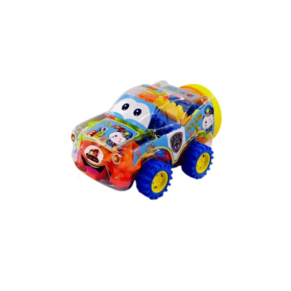 Set Cuburi de Constructie, Tip Masinuta, 4 Culori [1]