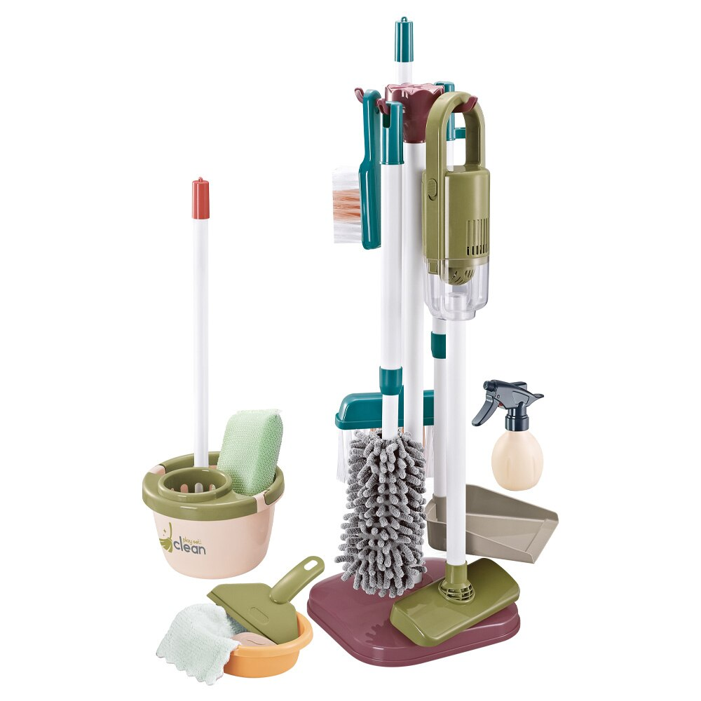 Set de curatenie de jucarie vertical, Sen AI, cu accesorii [3]