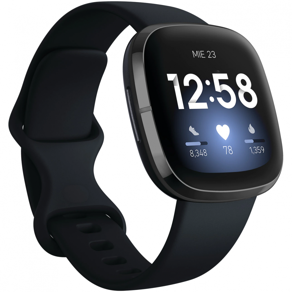 Smartwatch Fitbit Sense, Carbon Graphite [1]