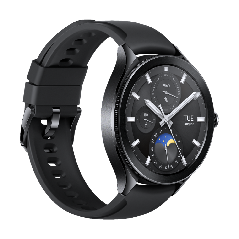 Smartwatch Xiaomi Watch 2 Pro, Bluetooth Black Case, Black Fluororubber Strap [4]
