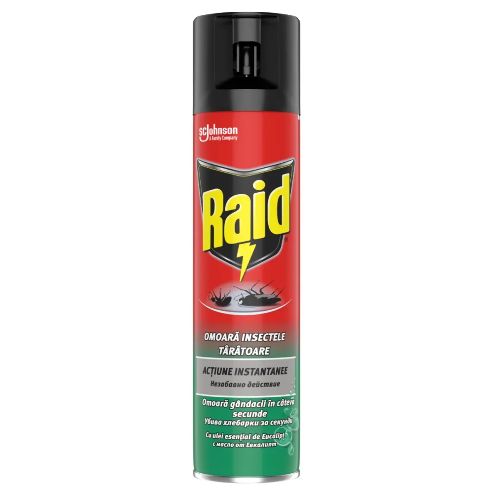 Spray impotriva insectelor taratoare Raid, 400 ml [1]