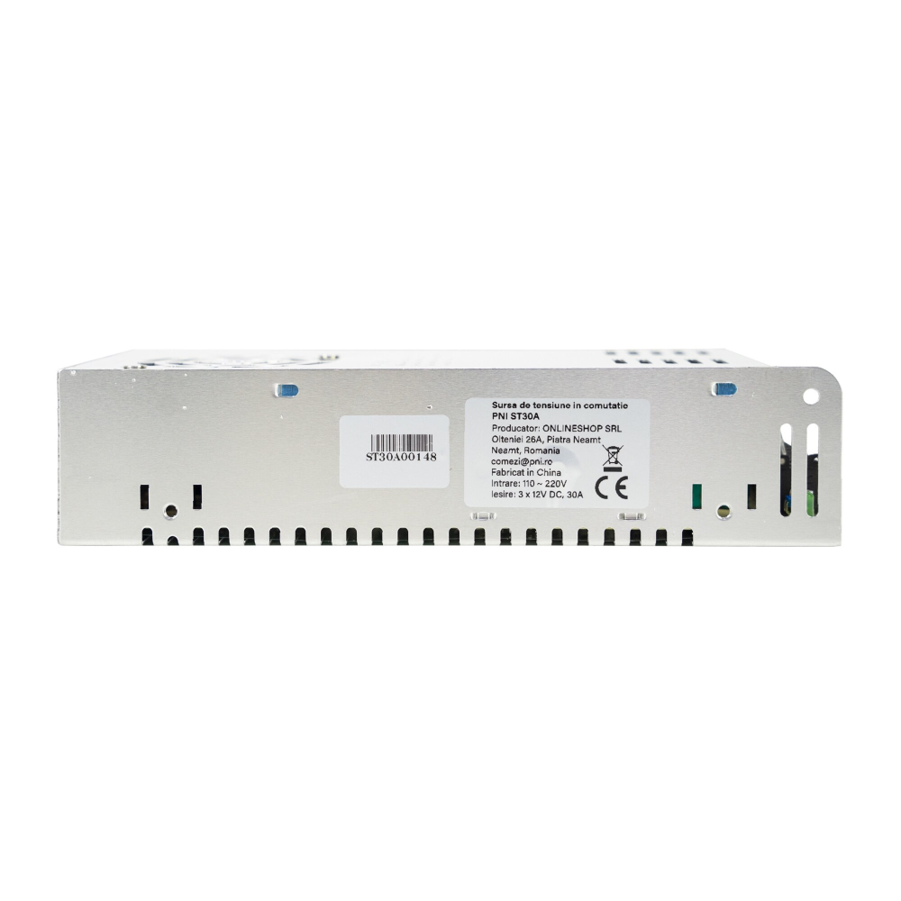 Sursa de tensiune in comutatie PNI ST30A, 12V, 30A, 360W, functii protectie [4]