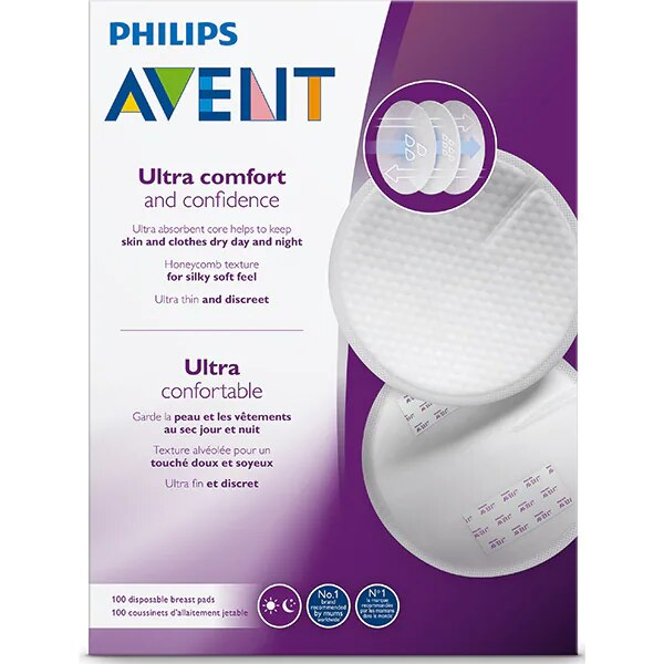 Tampoane pentru san Philips Avent SCF254/13, 100 buc [4]
