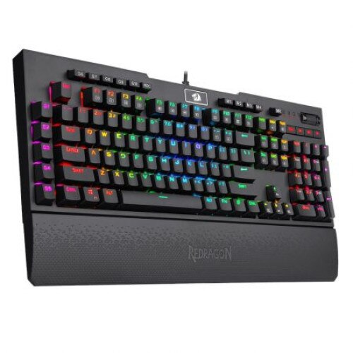 Tastatura, Redragon, Brahma K586, gaming, USB, mecanica, iluminare de fundal RGB, Negru [3]