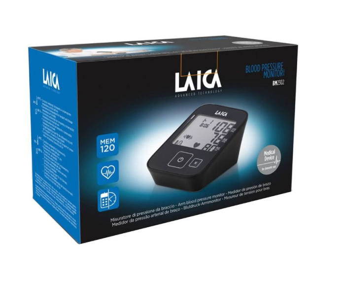 Tensiometru automat de brat Laica BM2302, manseta 22-30 cm, Negru [2]