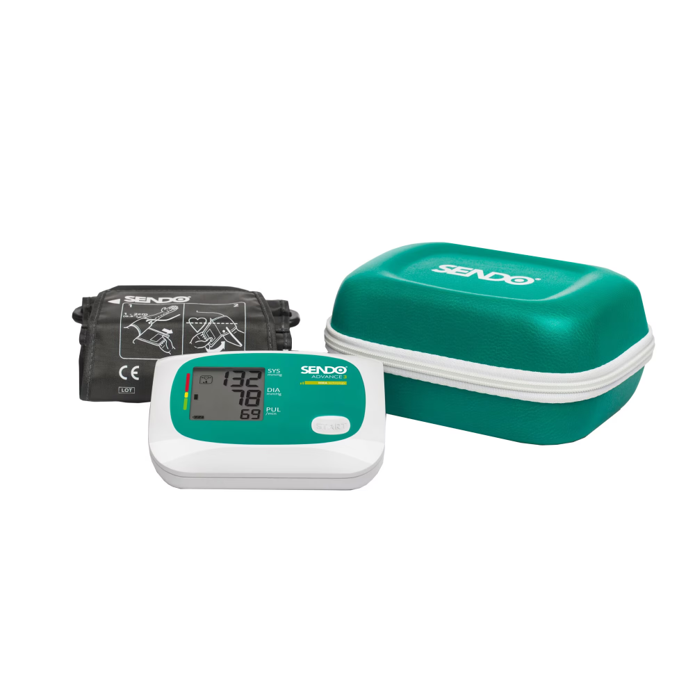 Tensiometru de Brat Sendo Advance 3, cu Adaptor de Priza Inlcus in Pachet, Detectie Aritmie, Cutie de Protectie, Tehnologie HIRA, cu Manseta Inclusa 22-32cm [2]