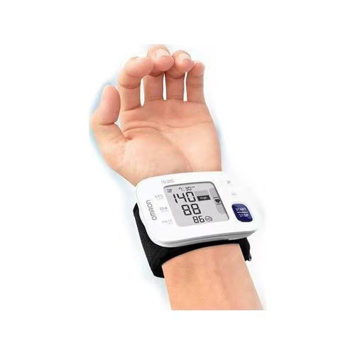 Tensiometru digital de incheietura Omron RS4, validat clinic, Tehnologie Intellisense, Senzor eroare de miscare, Afisaj LCD, Alb [2]