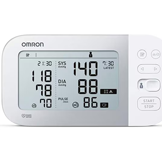 Tensiometru electronic de brat Omron X7 Smart, Bluetooth, 0-299mmHg, 40-180 bp, Alb+Adaptor [3]