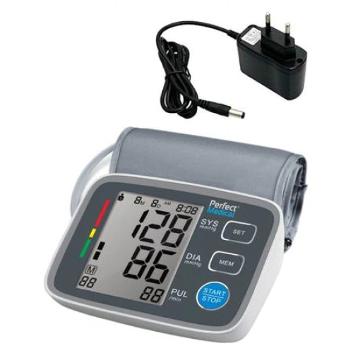 Tensiometru Perfect Medical-PM 02 complet automat cu senzor de mare precizie, Adaptor inclus, Avizat Medical [1]