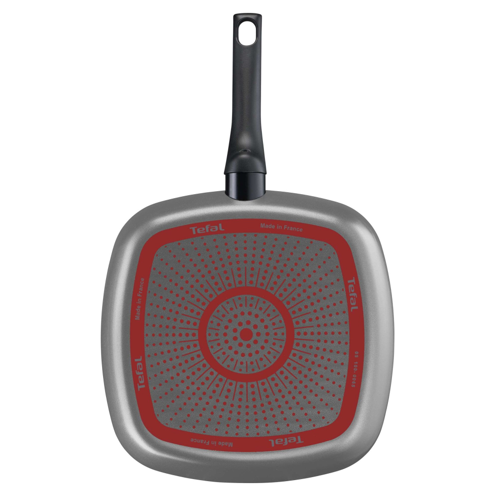 Tigaie grill Tefal Easy Plus, 26X26 cm, invelis antiaderent din titan, indicator Thermo-Signal, negru [3]