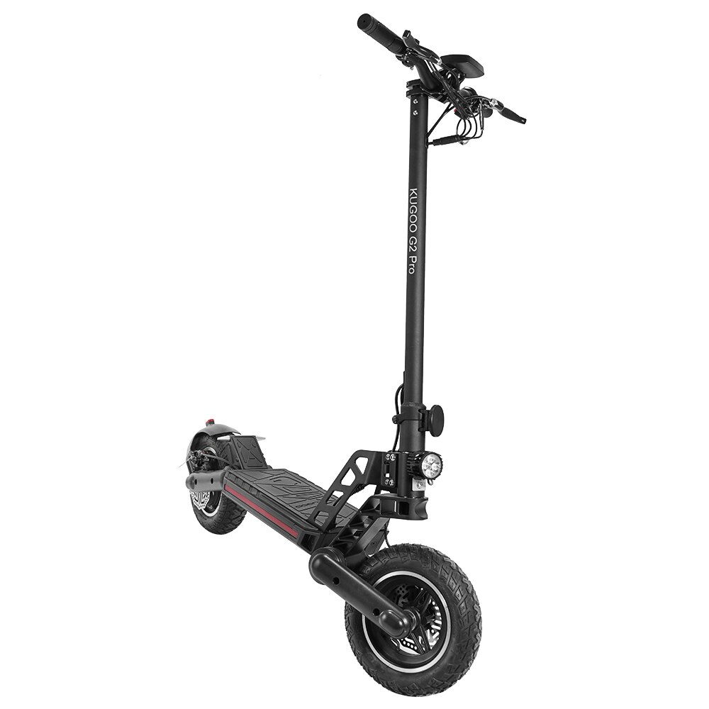 Trotineta electrica Kugoo G2Pro Negru, putere motor 800W, 3 trepte de viteza, autonomie 50KM, viteza 50KM, greutate maxima admisa 130Kg, roti 10 inch, timp de incarcare 4-6 ore, incarcare rapida, sist [3]