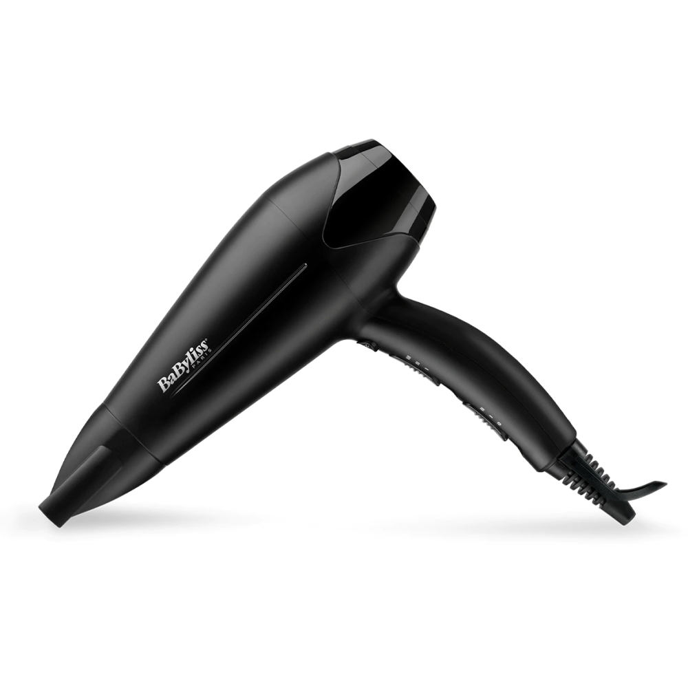 Uscator de par BaByliss D563DE, 2100W, 2 viteze, 3 trepte de temperatura, 2 accesorii: difuzor, concentrator, Tehnologie Ceramica, Negru [4]