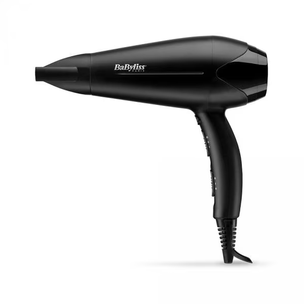 Uscator de par BaByliss D563DE, 2100W, 2 viteze, 3 trepte de temperatura, 2 accesorii: difuzor, concentrator, Tehnologie Ceramica, Negru [2]