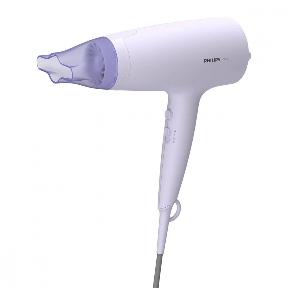 Uscator de par Philips BHD341/10, 2100W, accesoriu Thermo Protect, 3 trepte de temperatura, 2 trepte de viteza, cap de coafare 14 mm, Lila [3]