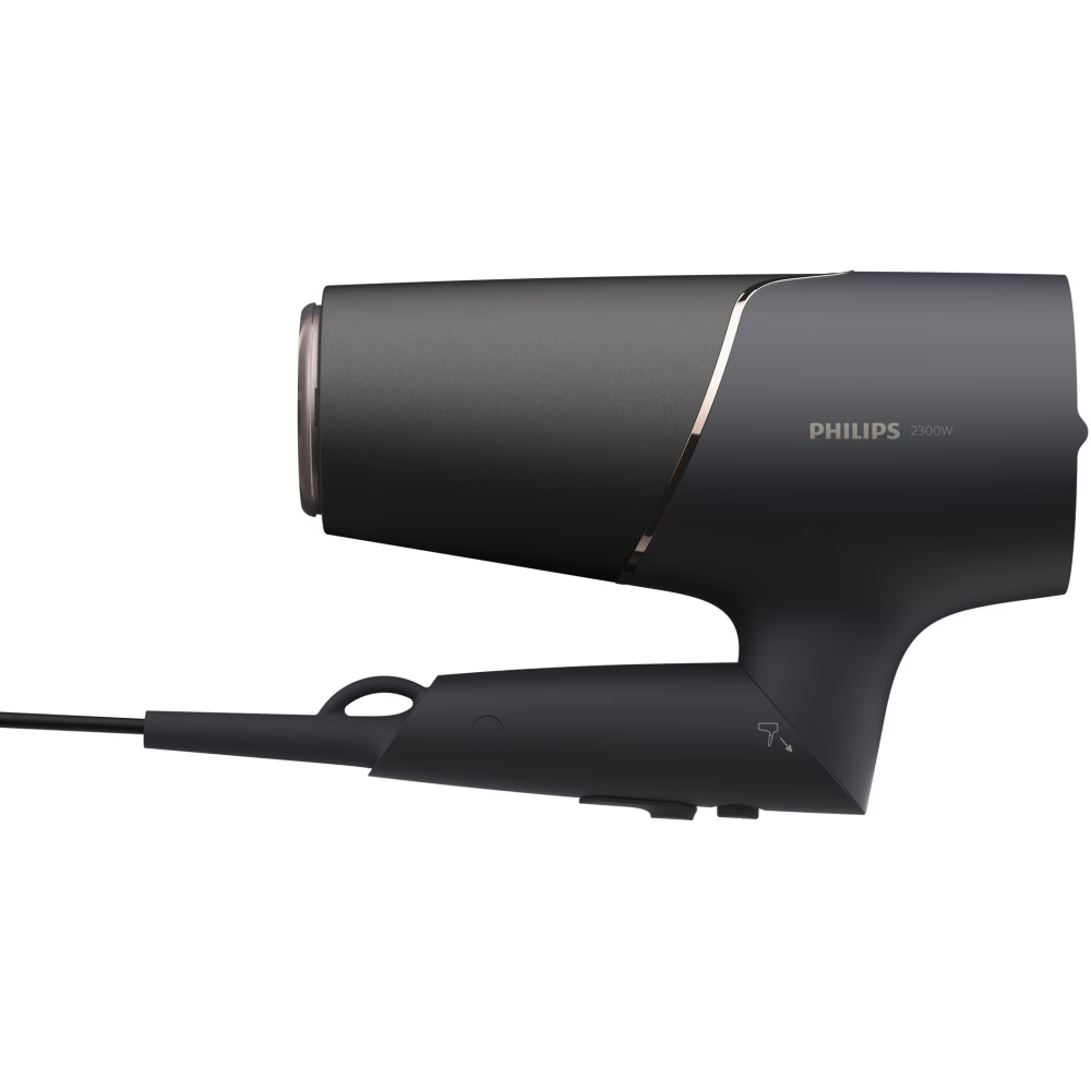 Uscator de par Philips BHD538/30, 2300W, tehnologie ThermoShield, ingrijire cu ioni, 3 setari de temperatura, 2 setari de viteza, difuzor, cap de coafare 11 mm, Negru/Roz [3]